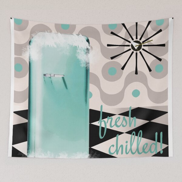 Item preview, Fifties Kitchen Refrigerator designed and sold by Sasha Art Gallery.