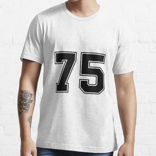 66 American Football Classic Vintage Sport Jersey Number in black number on  white background for american football, baseball or basketball Essential T- Shirt for Sale by Marcin Adrian