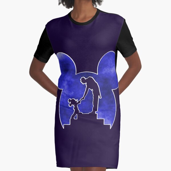 The Mouse and the Conductor Graphic T-Shirt Dress