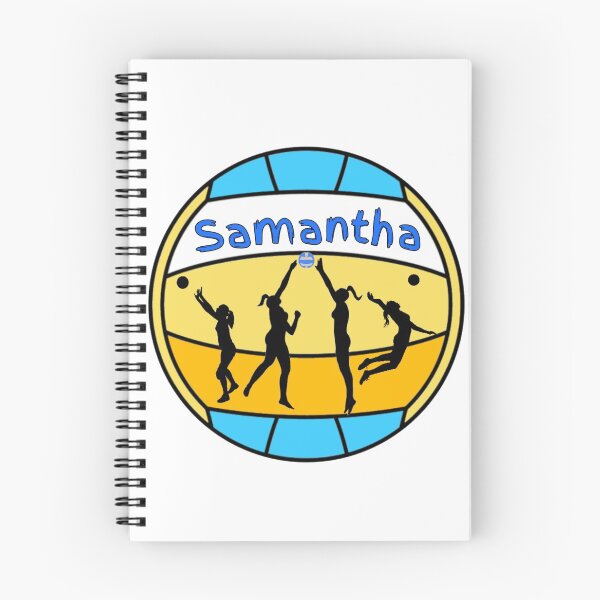Item preview, Samantha loves volleyball!  designed and sold by Attiva.