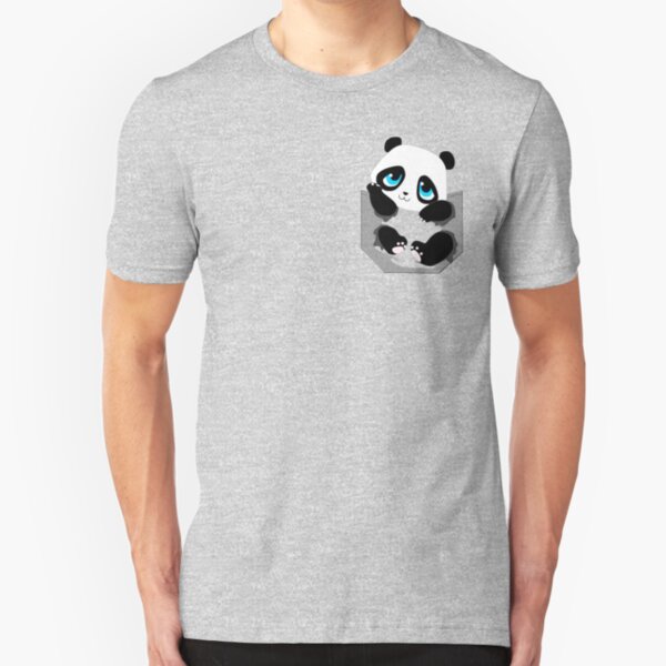 Pocket Panda Slim Fit T-Shirt