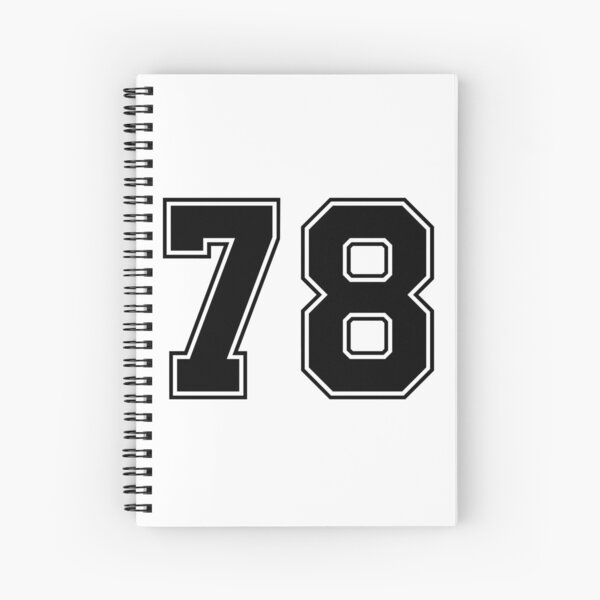 87 American Football Classic Vintage Sport Jersey Number in black number on  white background for american football, baseball or basketball | Sticker