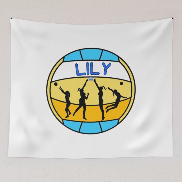Item preview, Lily loves volleyball!  designed and sold by Attiva.
