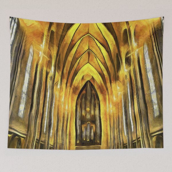 Item preview, Church Of Hallgrimur Van Gogh  designed and sold by bejacs.