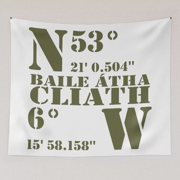 Item preview, Baile Átha Cliath Dublin The Fair City Ireland designed and sold by CoolYule.