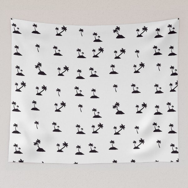 Item preview, Palm trees pattern in black colour designed and sold by sstusard.