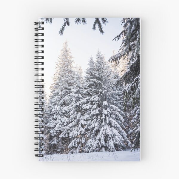 Item preview, winter landscape with trees and mountains covered with snow designed and sold by Olimpia Negura.