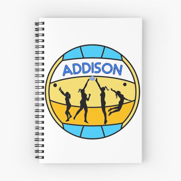 Item preview, Addison loves volleyball!  designed and sold by Attiva.