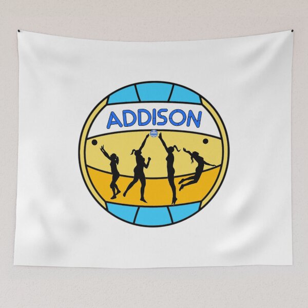 Artikelvorschau, Addison liebt Volleyball! entworfen und verkauft von Attiva.