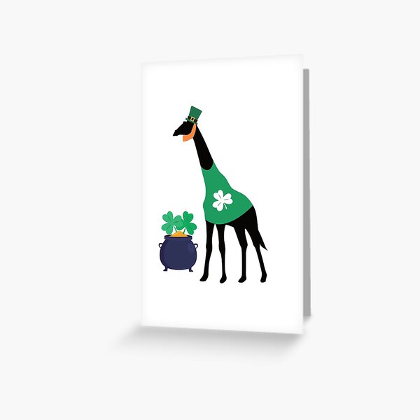 Item preview, St. Patrick's Day Giraffe T-Shirt Cute Zoo Animal Lover Gift designed and sold by Best Tees.