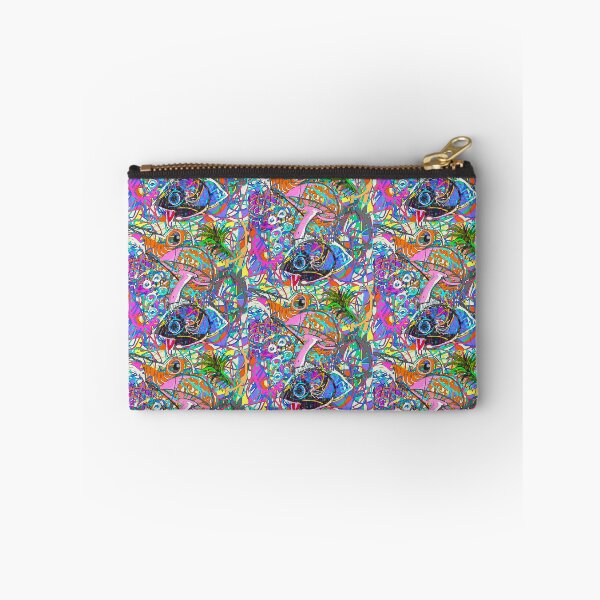 Item preview, Mushroom fish collage multi designed and sold by Julia Grammer-Begley.