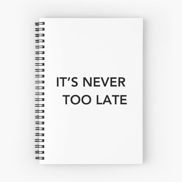 Item preview, It's never too late designed and sold by Lingo Shop.
