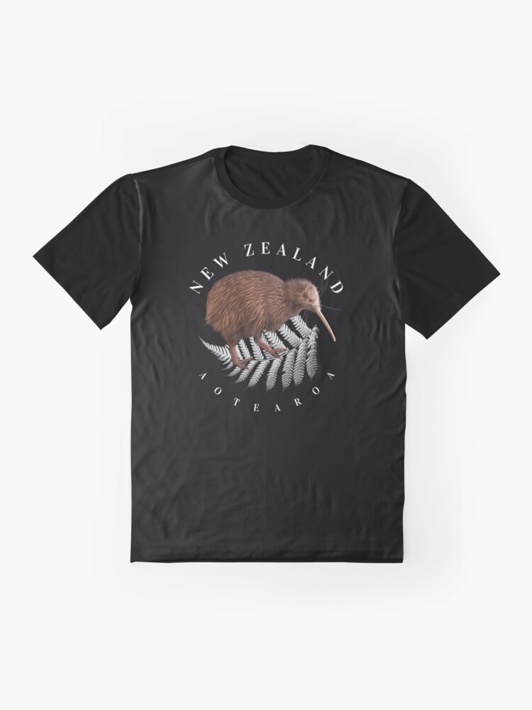 Alternate view of New Zealand Aotearoa Graphic T-Shirt