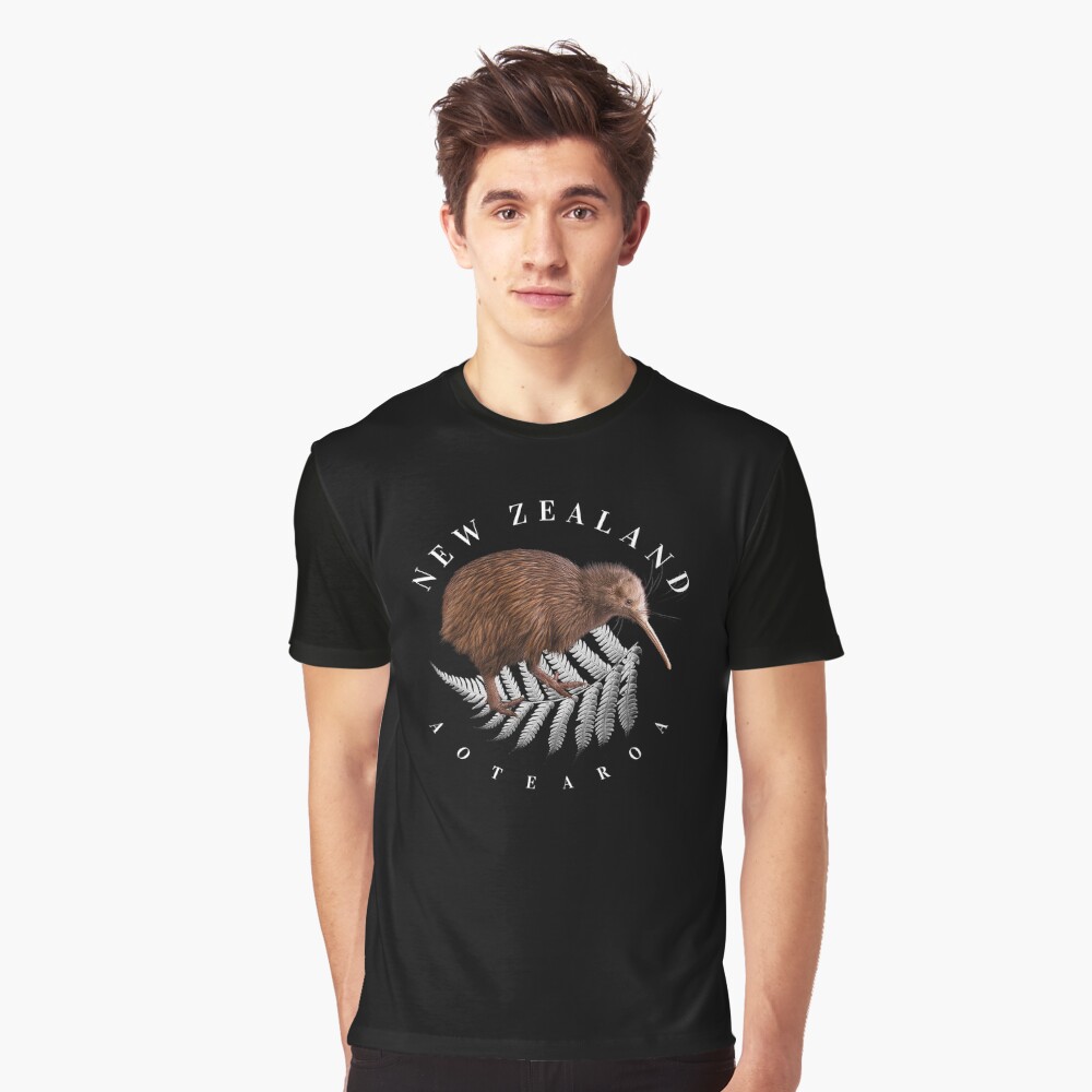New Zealand Aotearoa Graphic T-Shirt