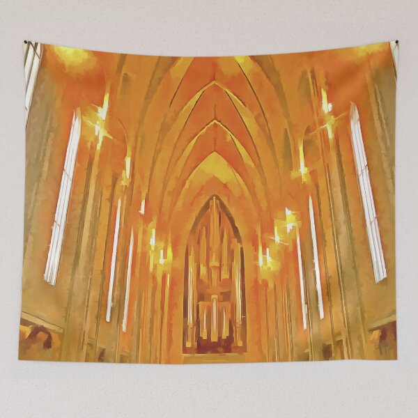 Item preview, Church Of Hallgrimur Pop Art designed and sold by bejacs.
