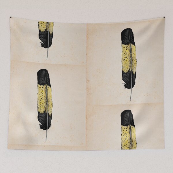 Item preview, Yellow Tailed Black Cockatoo Feather designed and sold by Daniel Watts.
