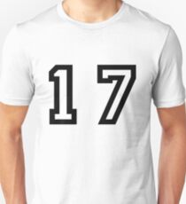 Nummer siebzehn Unisex T-Shirt