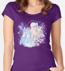 Wer bin ich ? Tailliertes Rundhals-Shirt