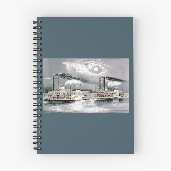 Item preview, The Great Mississippi Steamboat Race - 1870 designed and sold by CrankyOldDude.