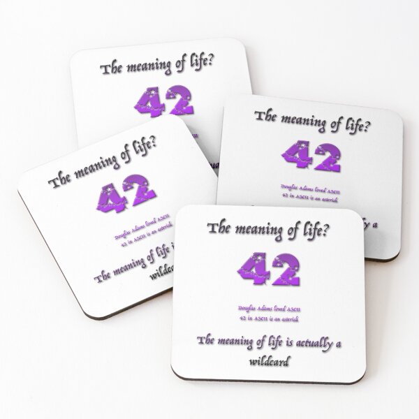 Item preview, What is the meaning of life? 42! designed and sold by bektrent.