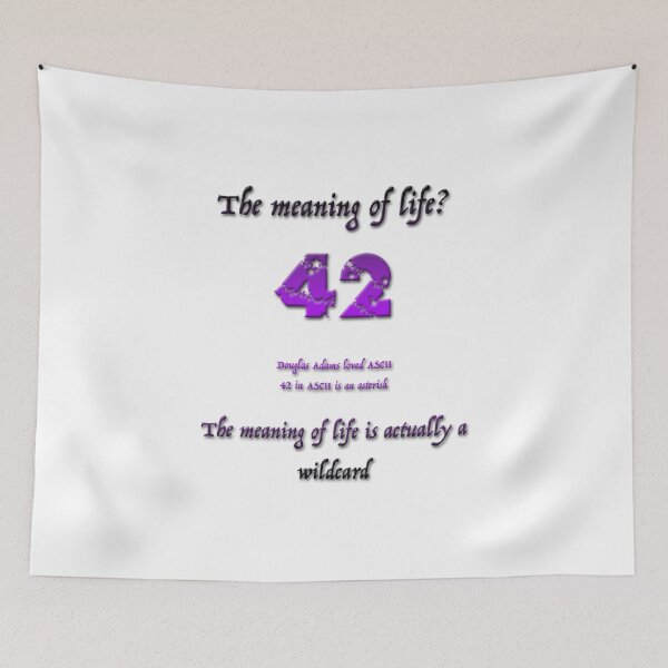 Item preview, What is the meaning of life? 42! designed and sold by bektrent.