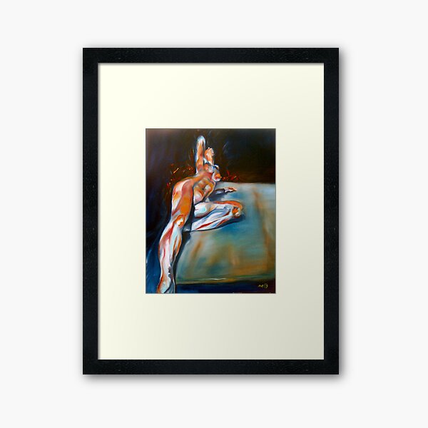 Fire and Ice Framed Art Print