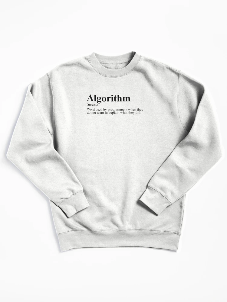 Thumbnail 1 of 6, Pullover Sweatshirt, Algorithm Definition designed and sold by Evelyusstuff.