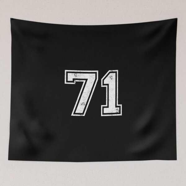 Item preview, 71 jersey jerseys number 71 jersey sports designed and sold by THE SUPERIORS SHIRT SHOP.
