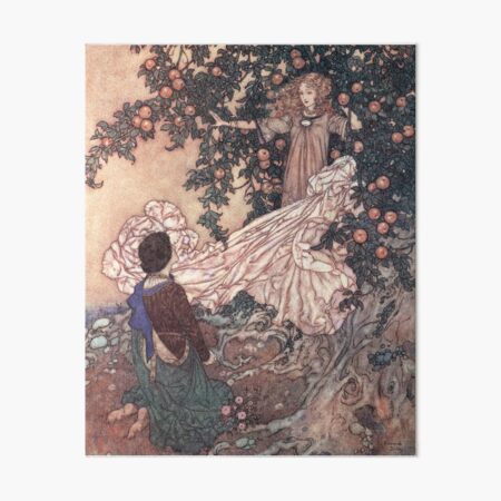 Item preview, The Garden of Paradise by Edmund Dulac designed and sold by vintage-art.