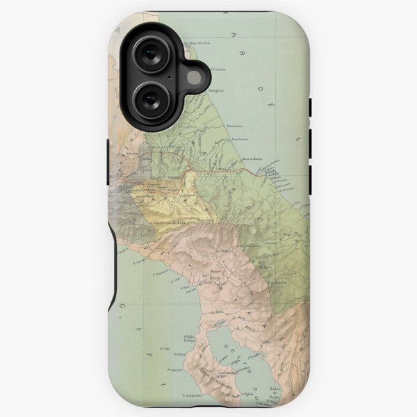 Item preview, Vintage Map of Costa Rica (1889) designed and sold by BravuraMedia.