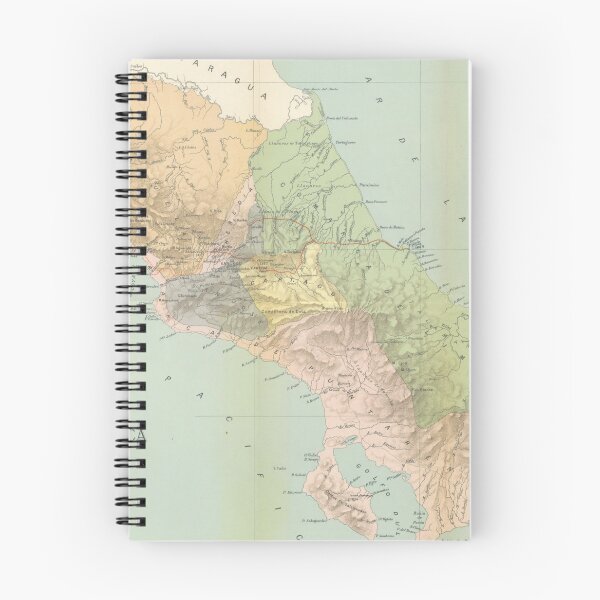 Item preview, Vintage Map of Costa Rica (1889) designed and sold by BravuraMedia.