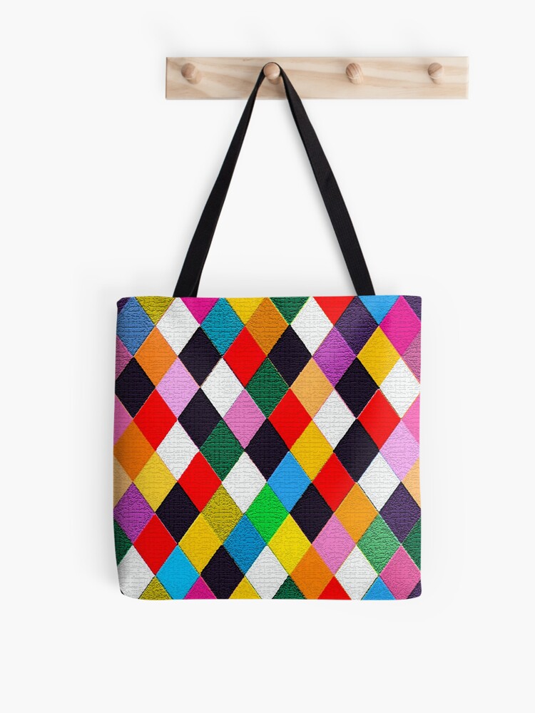 Trendy Round Bucket Bag For Women, Argyle Embroidery Crossbody Bag