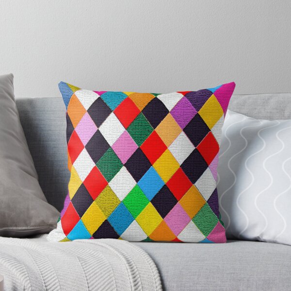 Item preview, MARDI GRAS HARLEQUIN PATTERN Colorful Carnival Diamonds by Bulgan Lumini designed and sold by BulganLumini.