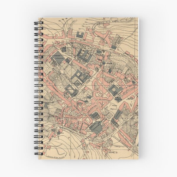 Item preview, Vintage Map of Lugo Spain (1915) designed and sold by BravuraMedia.