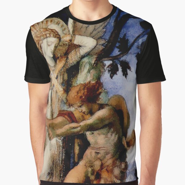 Item preview, Gustave Moreau "Jacob and the Angel" (1878) designed and sold by Alexandra Dahl.