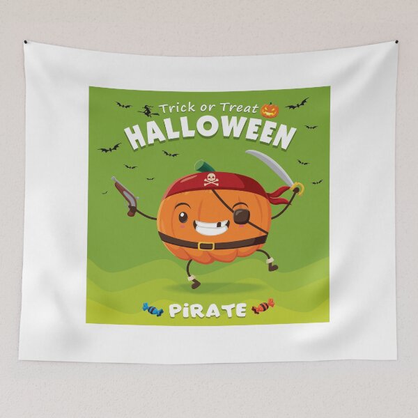 Item preview, Vintage Halloween Pirate 2 designed and sold by danielog199.