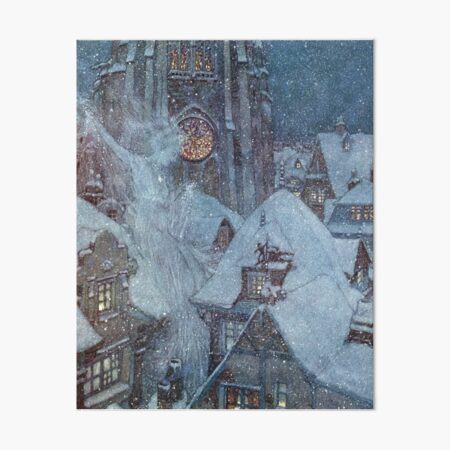 Item preview, The Snow Queen by Edmund Dulac designed and sold by vintage-art.