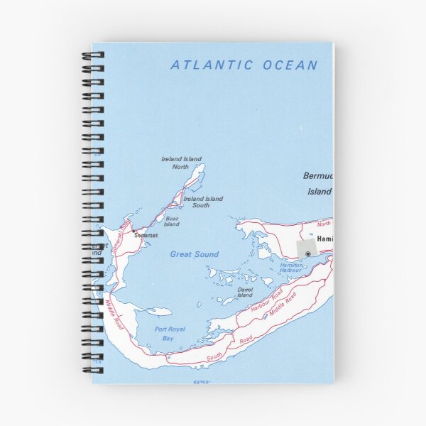 Item preview, Vintage Map of Bermuda (1976) designed and sold by BravuraMedia.