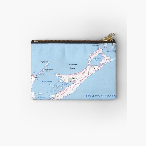 Item preview, Vintage Map of Bermuda (1976) designed and sold by BravuraMedia.