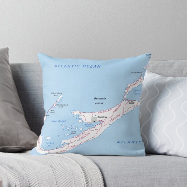 Item preview, Vintage Map of Bermuda (1976) designed and sold by BravuraMedia.