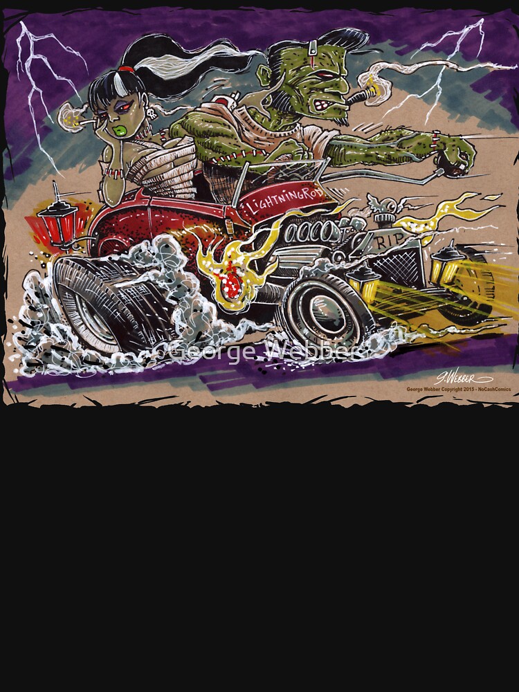 Thumbnail 7 of 7, Essential T-Shirt, LIGHTNING ROD designed and sold by George Webber.