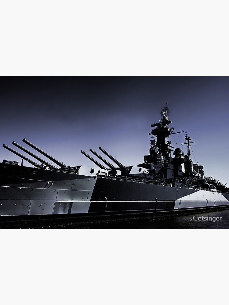 "USS North Carolina Battleship" Poster By JGetsinger | Redbubble