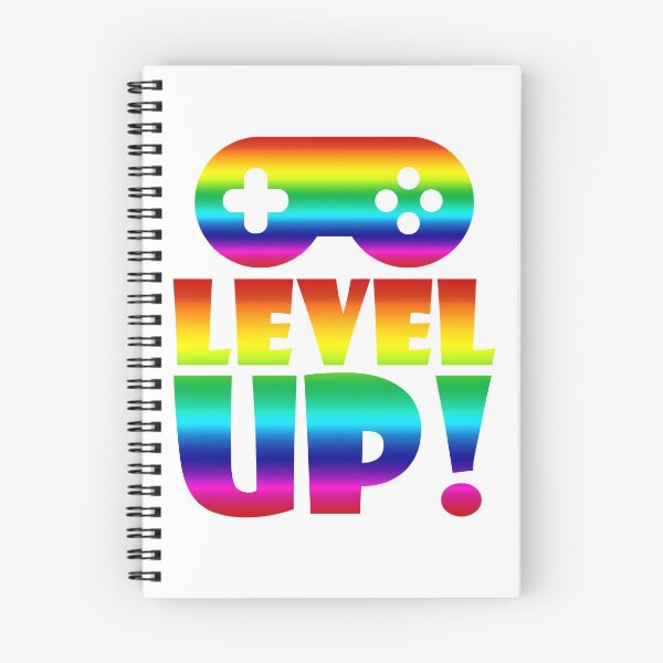 Item preview, Level UP! One level further! Gamer controller colorful designed and sold by NixBob.