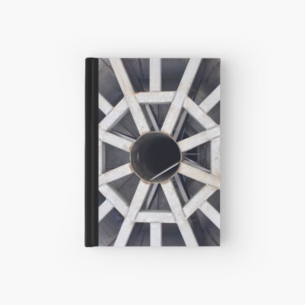 Church steeple structure inside Hardcover Journal
