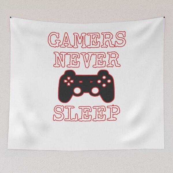 Item preview, Players never sleep. Gamer gambling console designed and sold by NixBob.