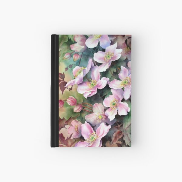 Clematis Montana Hardcover Journal
