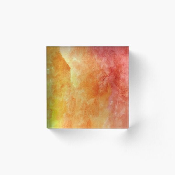 Wildflower Acrylic Block