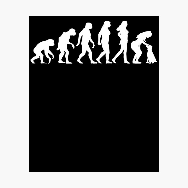 Item preview, Hund Haustier Evolution Tshirt designed and sold by alexngn.