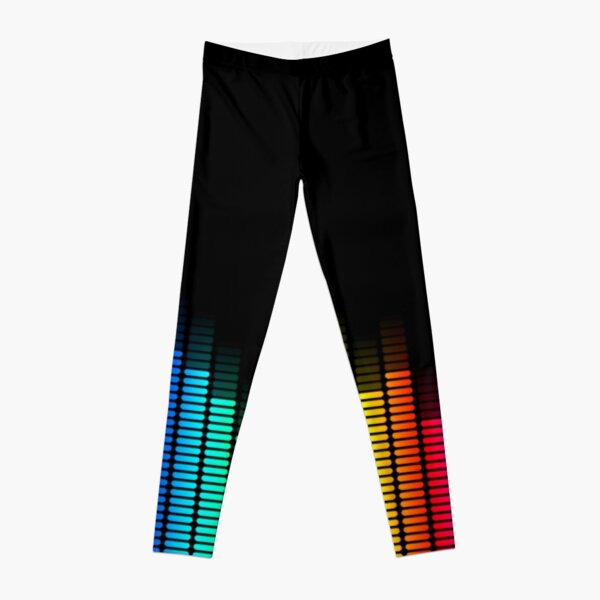 rainbow equalizer Leggings