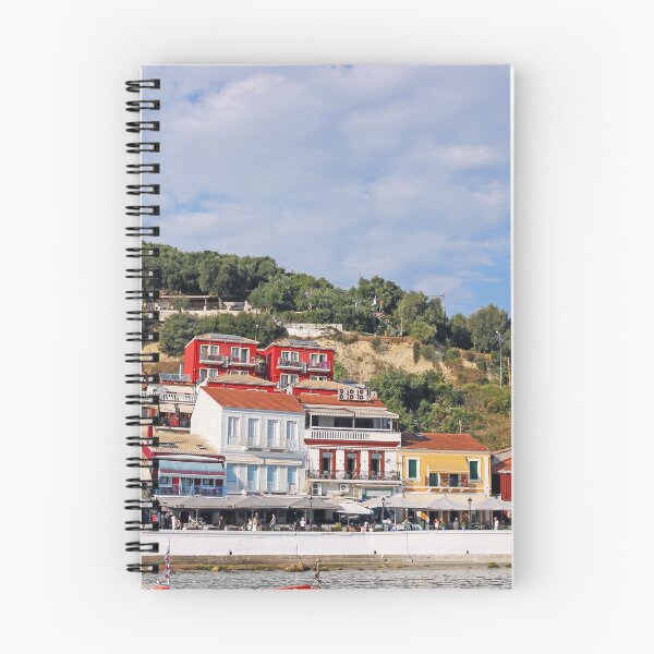 Item preview, colorful buildings Parga Greece summer season designed and sold by goceris.